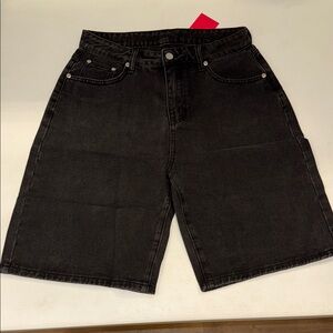 Emmiol Classic Black Denim Jean Shorts